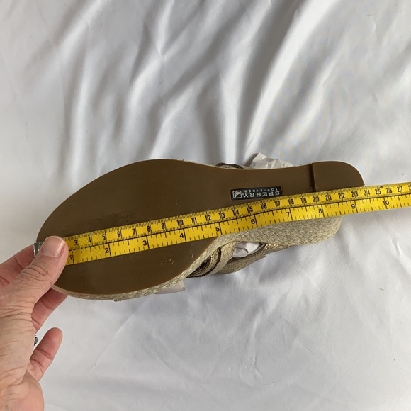 Sperry Top Sider Maris Jute Gold Python Slip-On Wedge Sandal - Picture 11 of 11